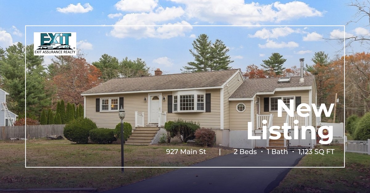 GrotonRealtor's tweet image. 👏 New Listing 👏 Take a look at this fantastic new property that just hit the MLS, located at 927 Main St in Acton!  📍Reach out to the Listing Realtor, Jeff Gordon at (508) 864-7487 for more information! 🏡 homeforsale.at/927_MAIN_ST_kn…