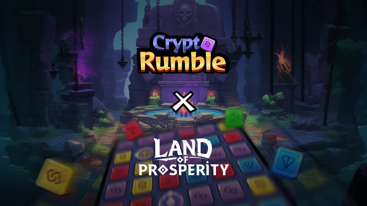 🎉Crypto Rumble x Land Of Prosperity (LOP) 🎉

We're teaming up with <a href="/LOP_Play/">Land Of Prosperity 🏔️</a>, the Play-to-Own strategy game by ONPlay Studio — where every land block is your own digital empire.

To celebrate, we are giving away 50 Whitelist Spots for the Crypto Rumble community to join LOP’s