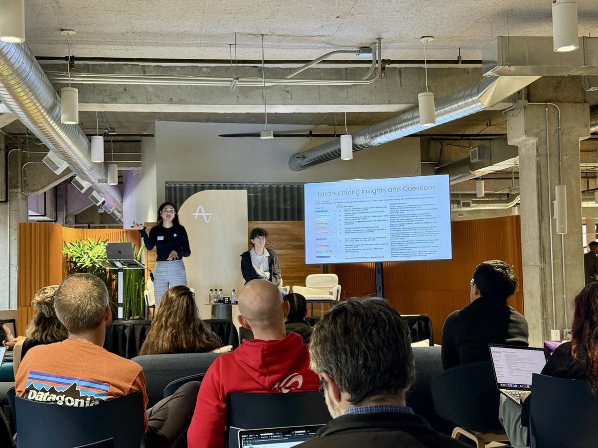 Thanks to everyone who came out to our AI Wizard Bar today 🪄

Got some great questions from the crowd about our eval-driven development process and how we taxonomized analytics insights!