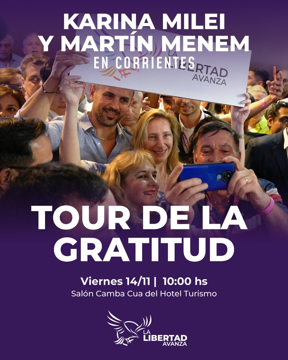 TOUR DE LA GRATITUD. NOS VEMOS MAÑANA EN CORRIENTES