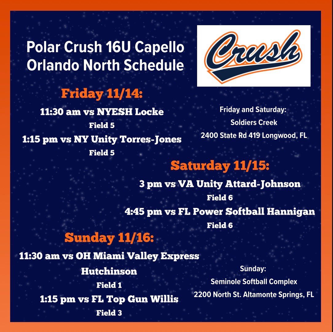 avamcleod2027's tweet photo. Last one, best one. This weekend my team and I are wrapping up the fall season down in Florida! 

@PolarCrush @PolarCrush16U @CoachWhitSB https://t.co/MH28hssKoQ
