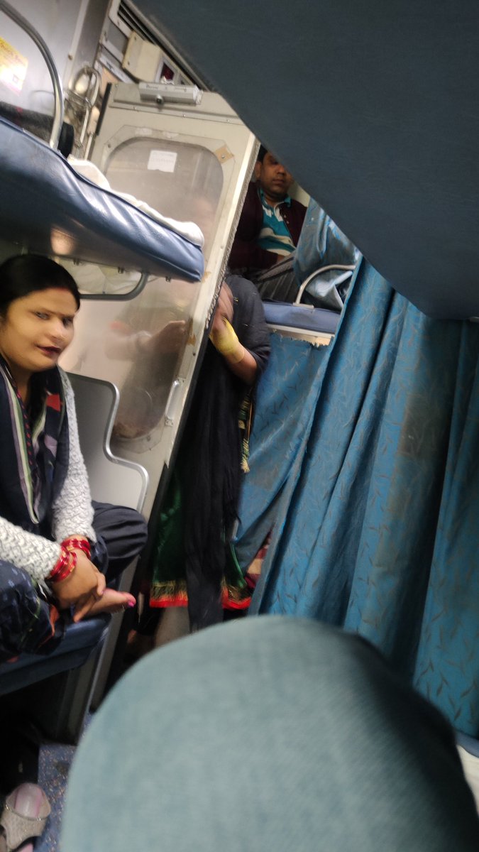ashish4666's tweet photo. Train no 15484 after multiple tweets no one is responding from @RailMinIndia @RailwaySeva it's 2nd time within 2station again a group of transgender community enters inside 2nd ac coach. Are you guys Sleeping @RPF_INDIA @drm_kir https://t.co/PkENvInmAA