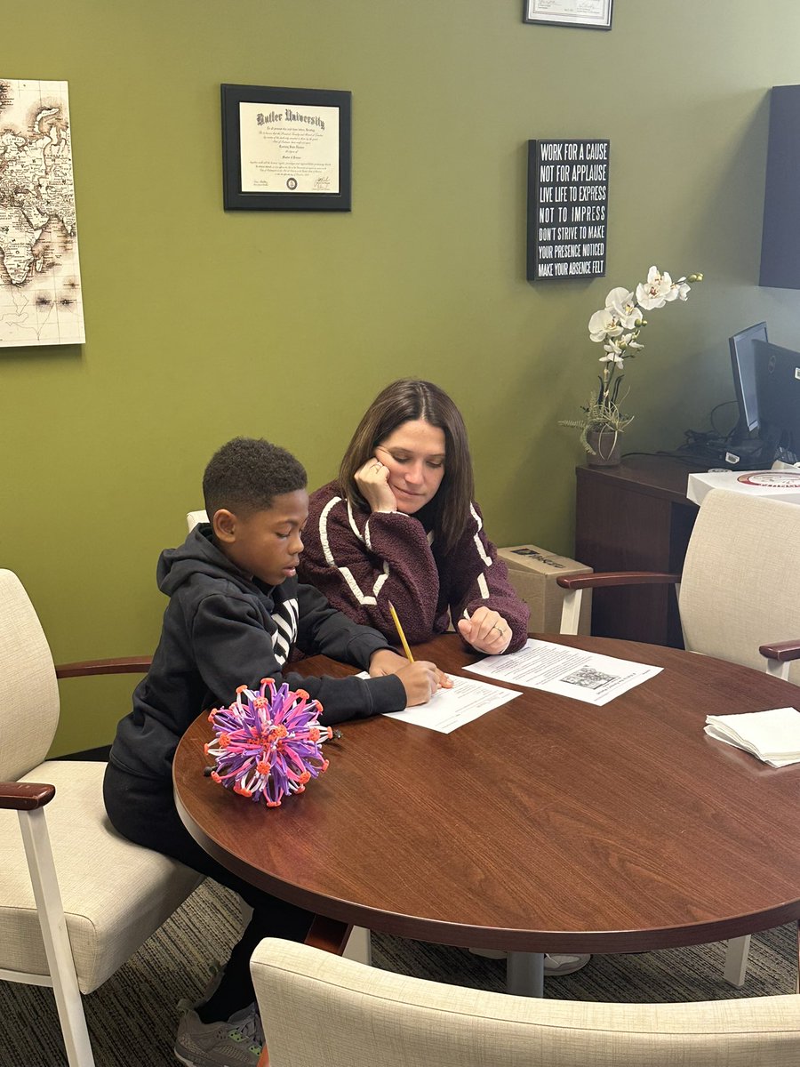 Caught our AP, <a href="/MrsThomasLT/">Courtney Thomas</a>, in action today—helping a student with some IREAD practice right in the office! 📚💪

At MEC, learning doesn’t stop when you walk through our doors. Whether students come down for a visit or a check-in, we still get the work done ! 💙✨ #mecGROW