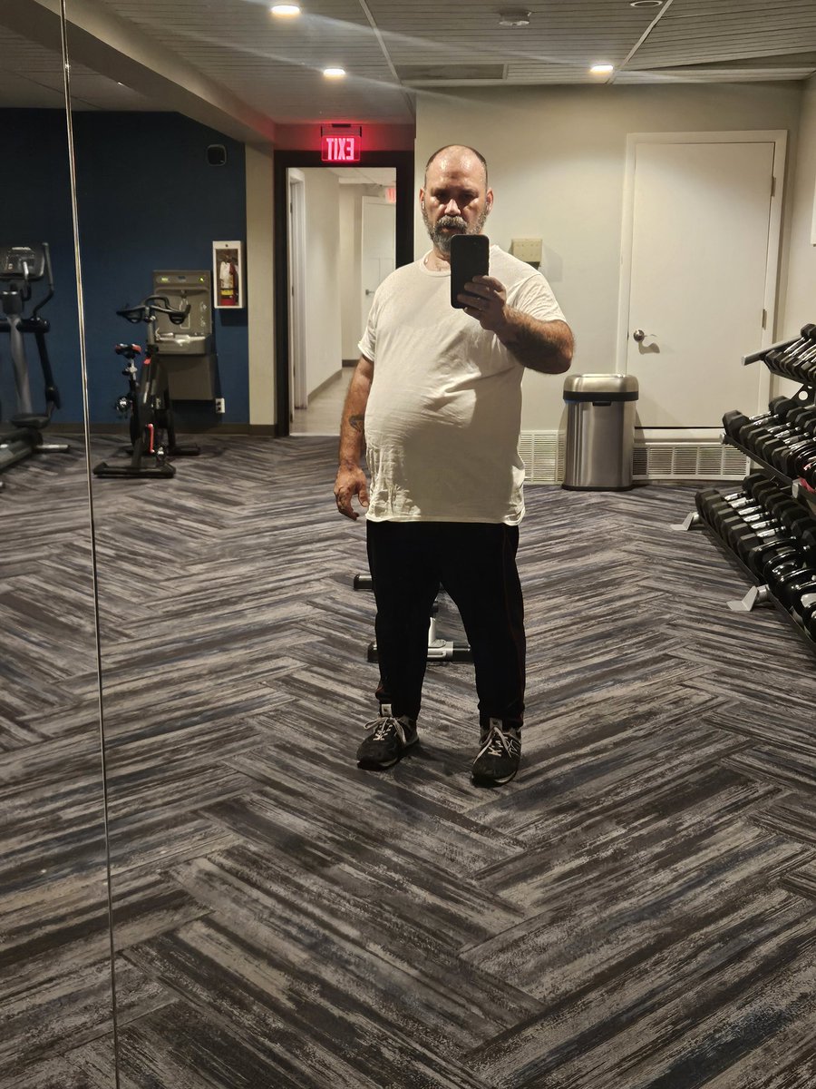 This is me. This is the first time I worked out in about 10 weeks. I got sick, then got screwed over by my previous job. I let myself go. Fried everything. My kids act up, my wife is stressing out so I eat junk food. I need you to help me. This is day 1. Reboot.