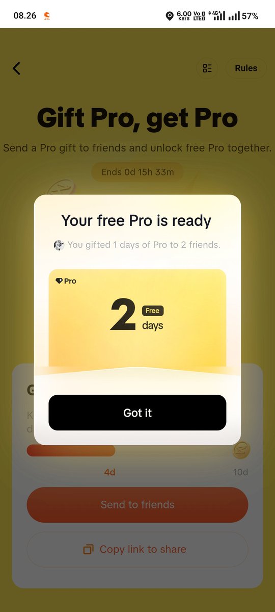 elgebbra's tweet photo. Capcut pro gratis plus dapat dolar. Klik linknya Lots of folks (me included!) are getting free CapCut Pro using this link. Go ahead and give it a go! https://t.co/Qw6ra2blPj https://t.co/DPvE0WVjxA