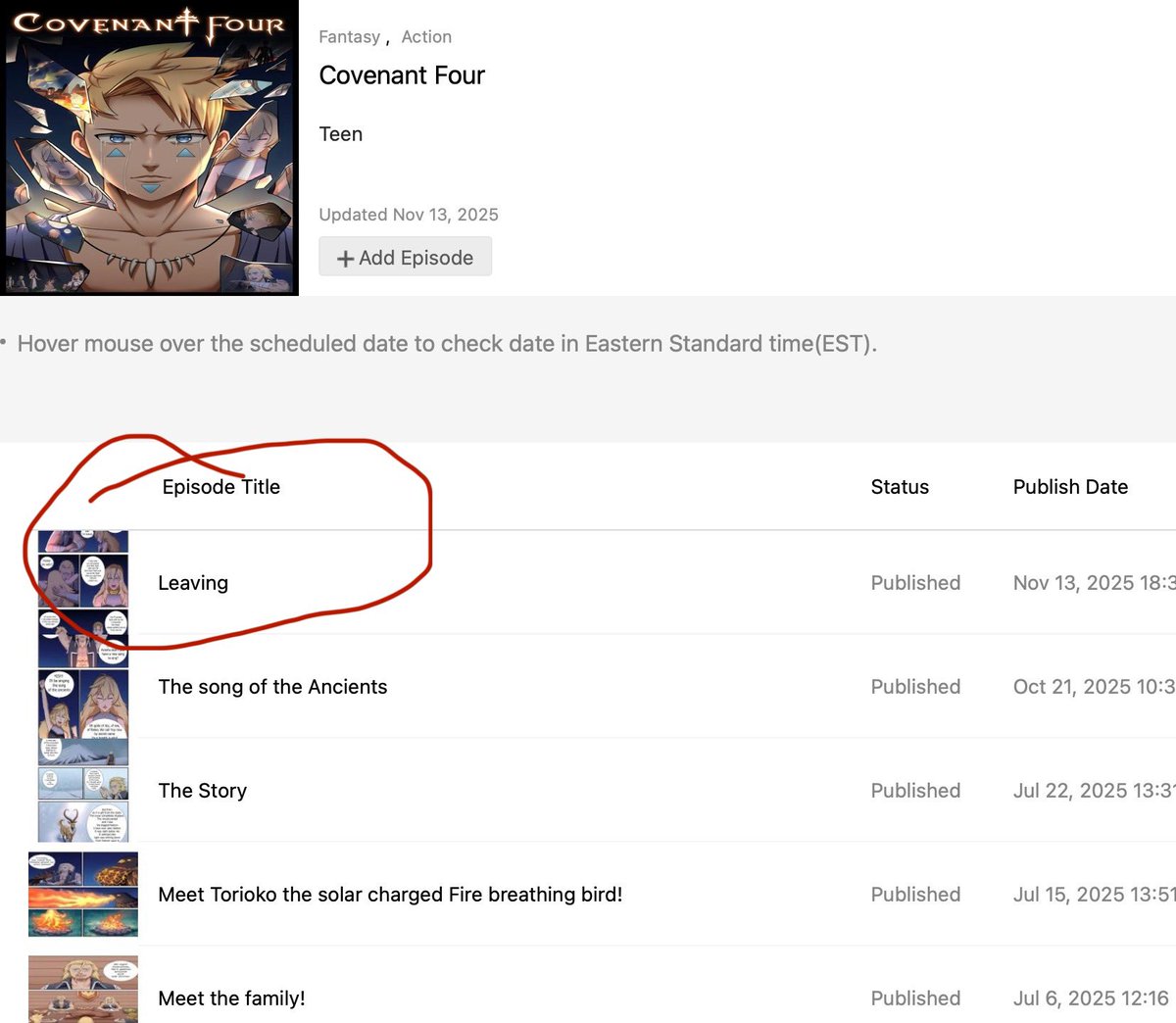 CovenantFour's tweet image. New episode out on WEBTOON! Go and read!! 

webtoons.com/en/canvas/cove…