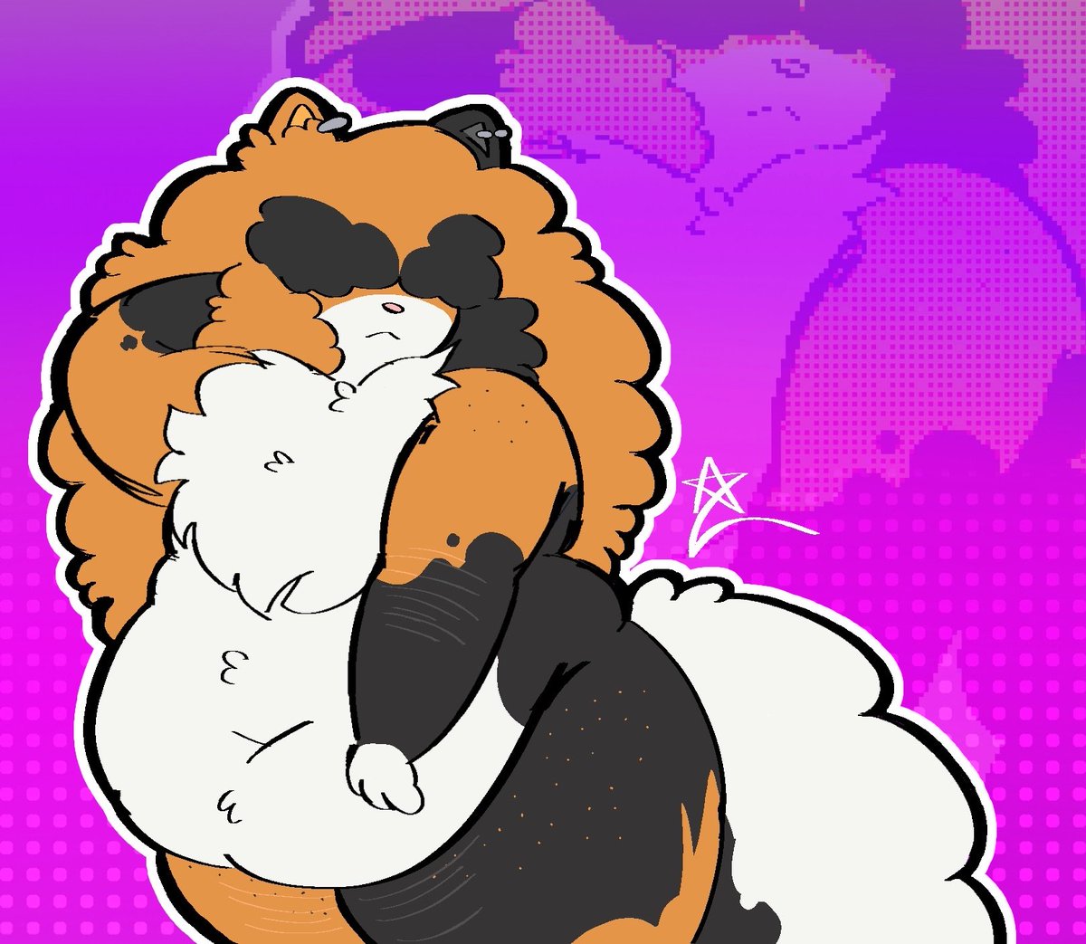 art trade i did with <a href="/MOSSCIDIC/">🌈 MOSSCIDIC 🌺 (Nov. 28th 🎂)</a> !!