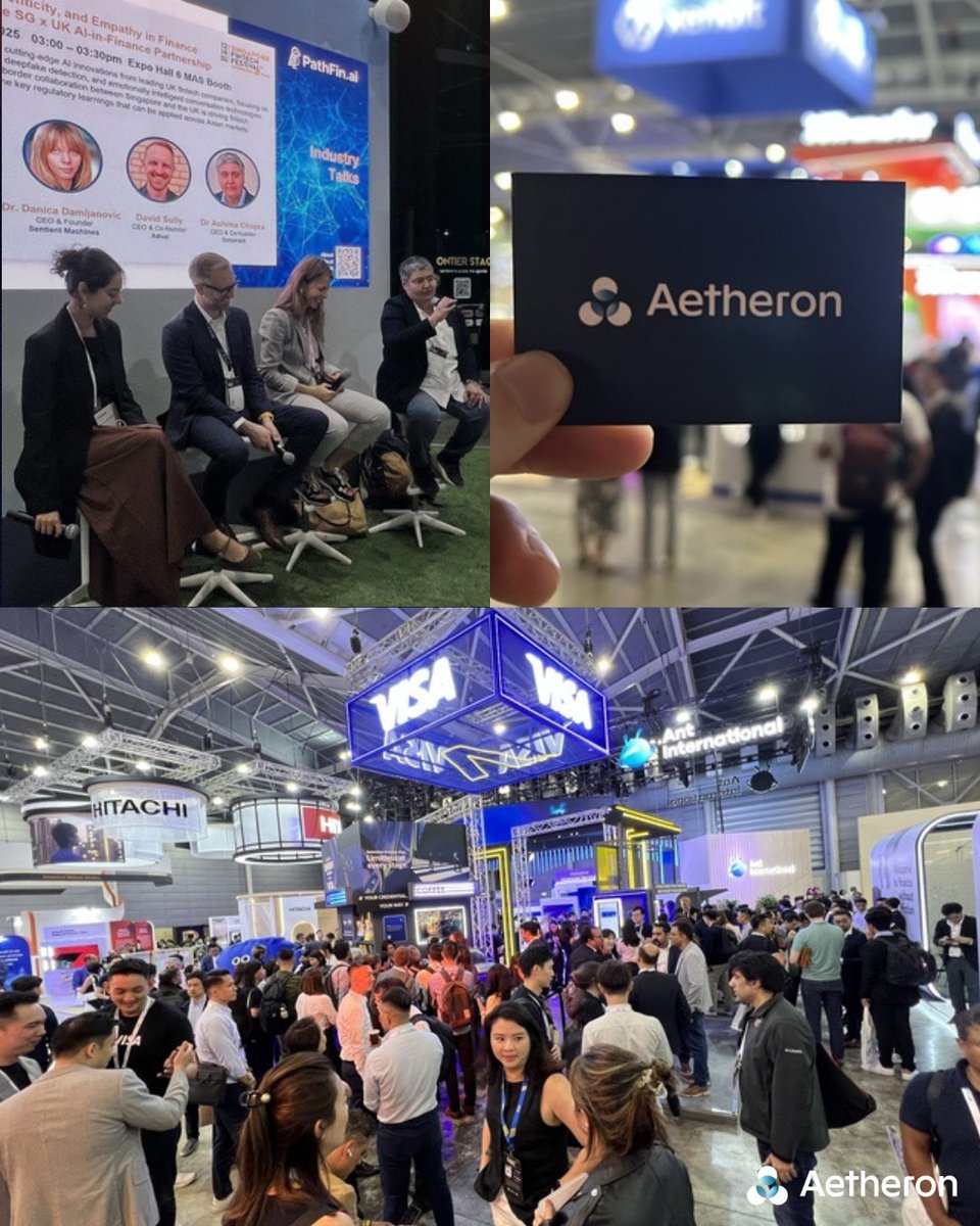 Aetheronhq's tweet image. Aetheron @sgfintechfest 

There is something about SFF that hits the moment you walk in. It is not just the sheer number of people packed into Expo, but the energy from everyone who is actually building the next big thing rather than just talking about it.

We found ourselves in…