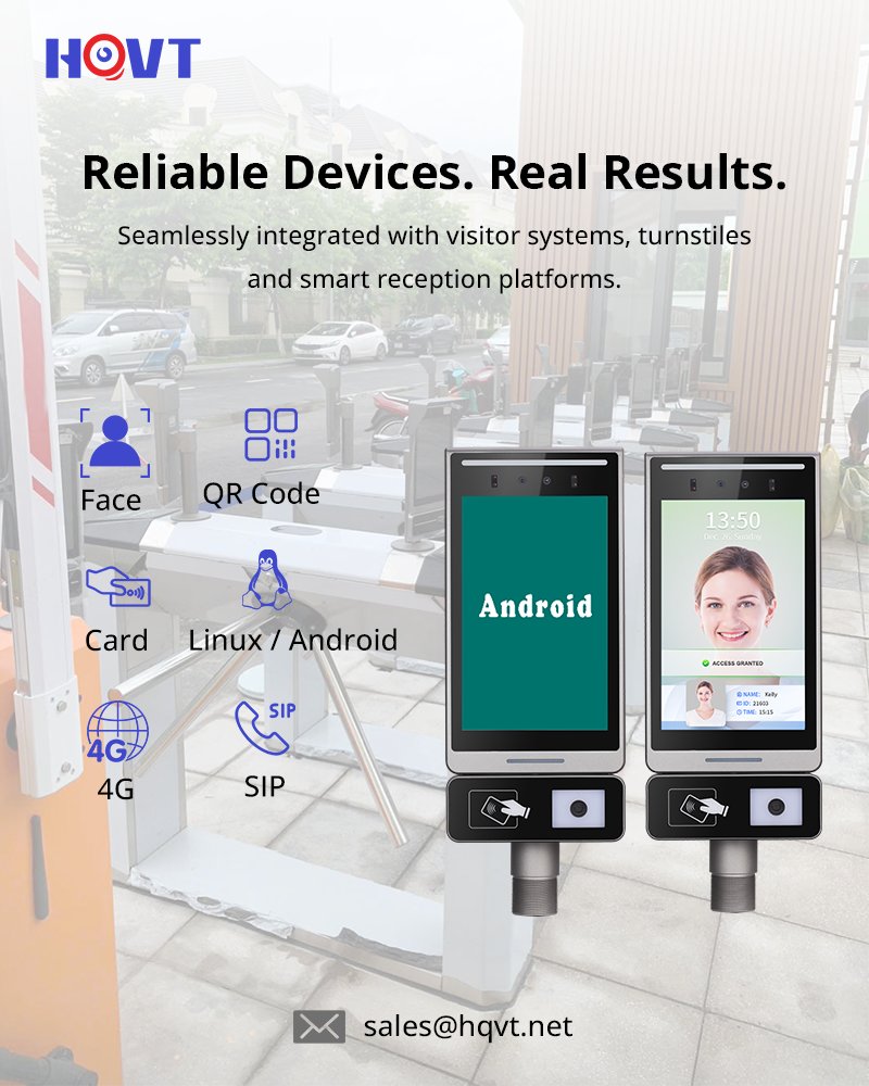 shenzhen_hqvt's tweet image. Reliable Devices. Real Results.

For over a decade, HQVT has helped organizations simplify attendance, access control, and visitor management with reliable, flexible face recognition terminals.
📩 Contact us: sales@hqvt.net

#FaceRecognition #AccessControl #Turnstile #HQVT