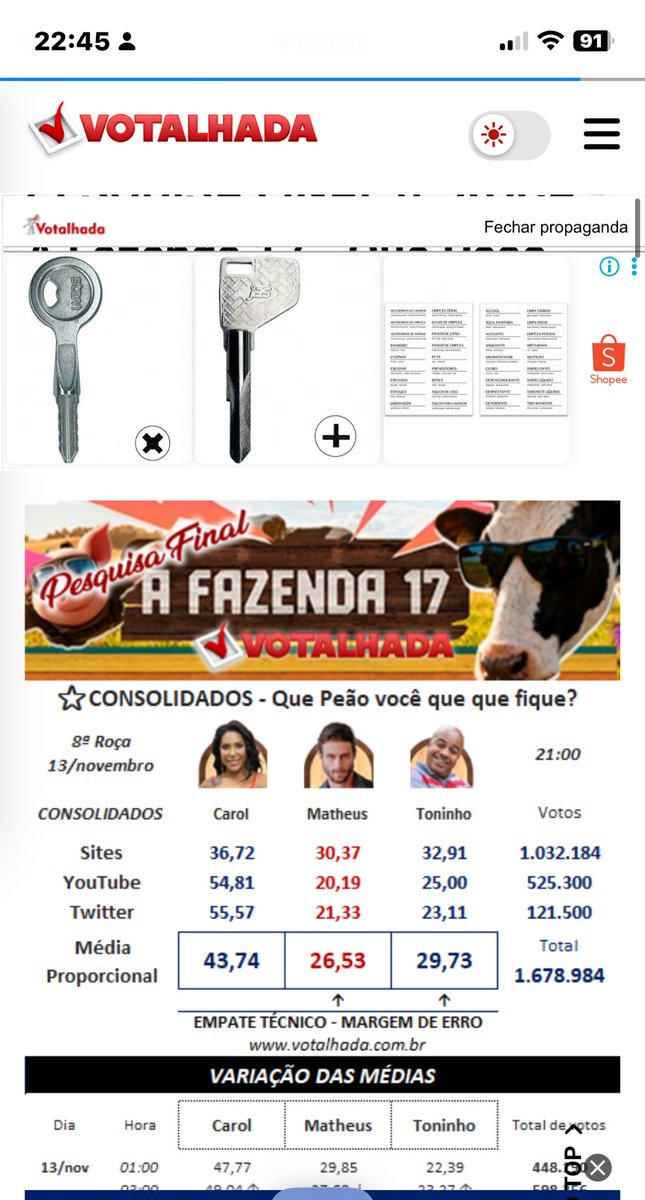 AMicheleBolson1's tweet image. VAMOS TIRAR ESSE MATHEUS GENTE! #foramatheus