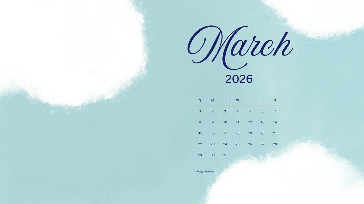 _inthelighttt's tweet photo. March 2026 Desktop Wallpapers ☁️☀️🖥️ https://t.co/6o2nbLtRHi