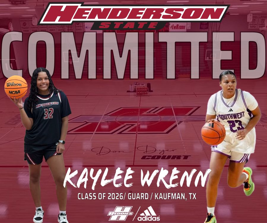 ‼️COMMITTED‼️ Im so excited to continue my journey at Henderson State! Thank you <a href="/Coach_JThomas/">Jill Thomas</a> and <a href="/coach_harveywbb/">Christina Harvey</a> for believing in me!! Can't wait to start this new chapter of life! #reddies