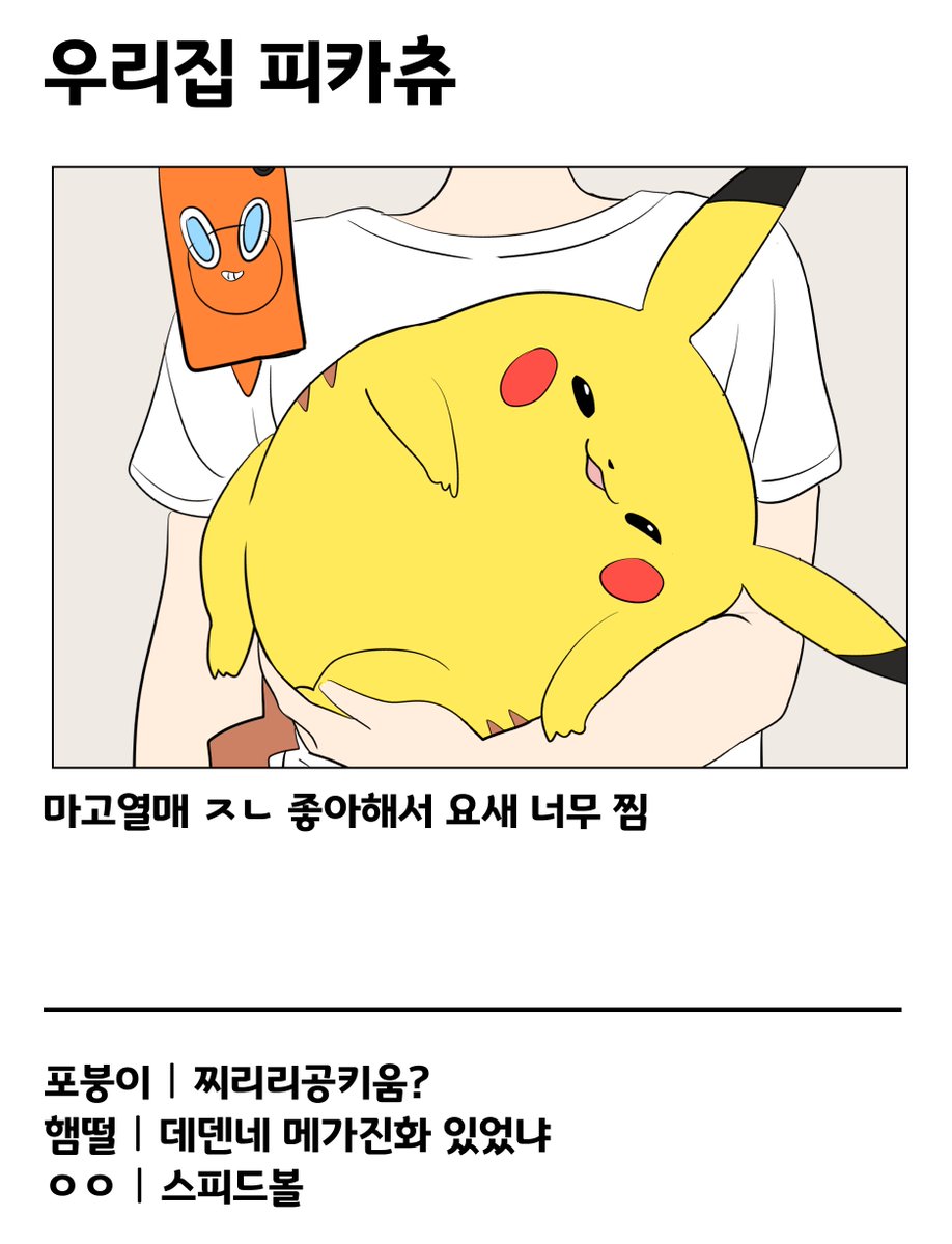 포켓몬세계 커뮤니티는 이러고 놀겠지