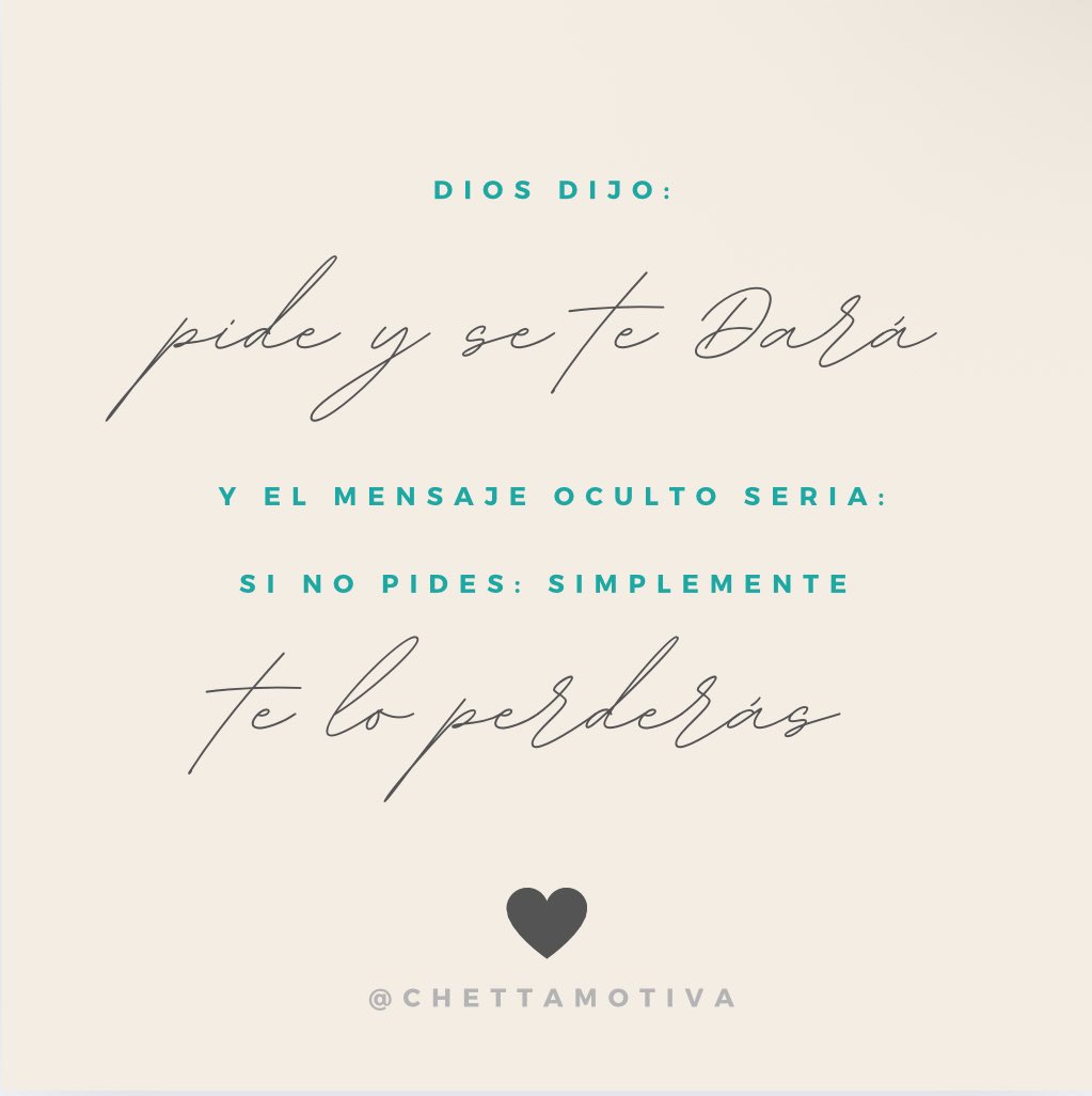 La opción está en tus manos.  El regalo está dado, pero a veces no sientes que eres merecedor de reclamarlo.  

Analiza bien esta frase y espera mi próximo libro 📕 este diciembre!!!

#chettamotiva #libro #motivacion #mente #actitud #actitudpositiva