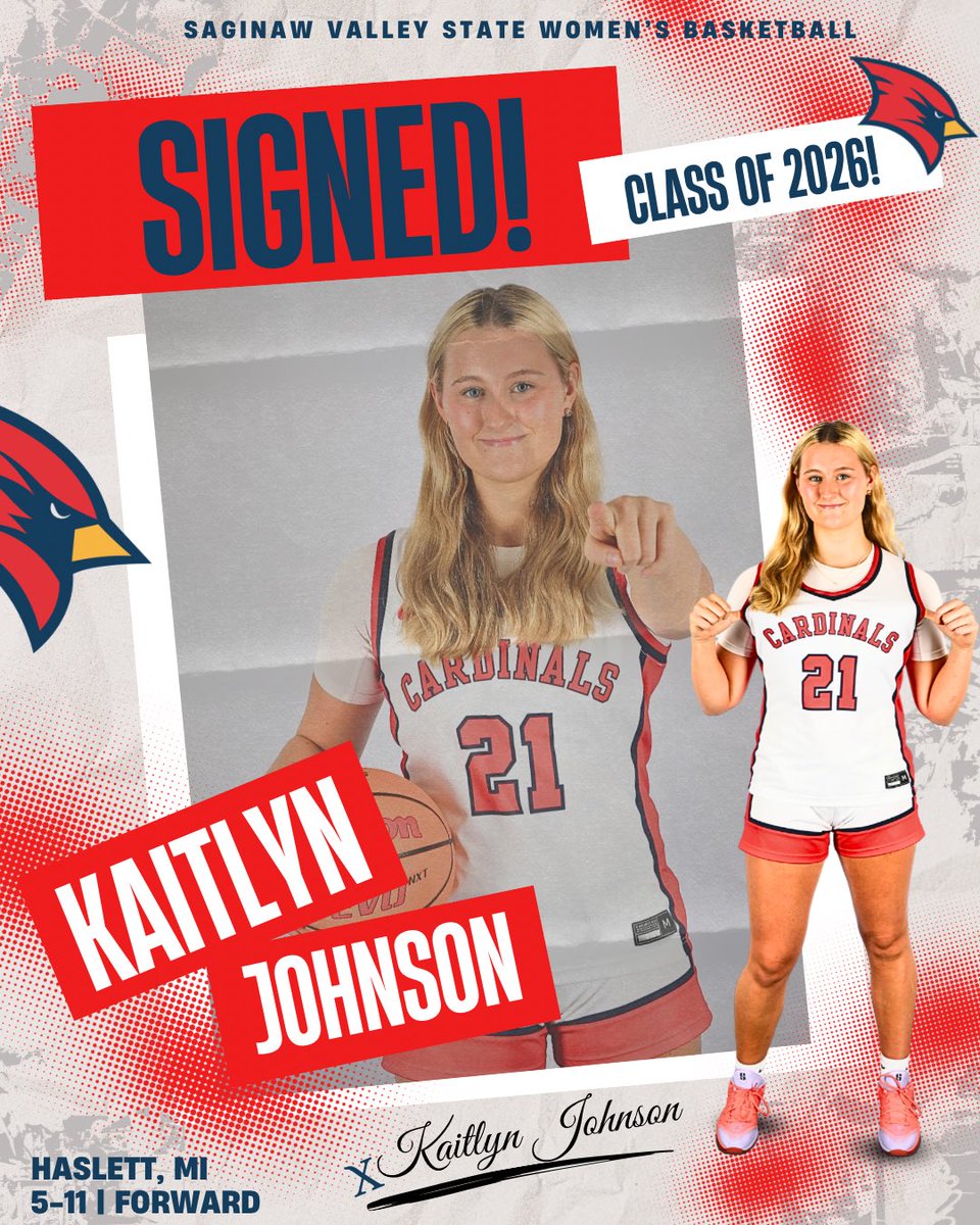 Card Nation, please welcome 26’ <a href="/kaitlynjohnso2/">Kaitlyn Johnson</a> to the nest from Michigan! She can do it all! 

#LIFT | #SVSUWBB | #GIRLSON🔥
