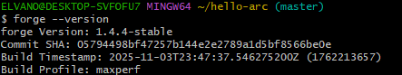 0xmjfmjf's tweet photo. Tutorial: Deploying Smart Contracts with Foundry on the @arc Network (for Windows Users)

Step 1: Download and Install Git
https://t.co/5FVv3iBVUF

Step 2: Open Git Bash

Step 3: Run the Foundryup Installation

In the Git Bash terminal window, type or paste the following main installation command:
curl -L https://t.co/xmAoSTPKS4 | bash

Wait until the process is complete. The script will install the necessary basic components.

Step 4: Reload the Environment and Run foundryup type or paste:
source $HOME/.cargo/env
foundryup

Step 5: Verify Installation
forge --version

If the installation is successful, you will see output in the form of the forge version number (for example, forge Version: 1.4.4-stable
Commit SHA: 05794498bf47257b144e2e2789a1d5bf8566be0e
Build Timestamp: 2025-11-03T23:47:37.546275200Z (1762213657)
Build Profile: maxperf)

Congratulations! Foundry is now installed on your Windows and ready to use via the Git Bash terminal.

Continuing the Tutorial: Deploying Contracts to the Arc Network with Git Bash

Section 1: Creating and Compiling a Foundry Project
We will create a simple smart contract called Counter and compile it.

Step 1: Initialize the Foundry Project
- In your Git Bash terminal, create a project folder and navigate into it.

Type or paste the following command:
mkdir hello-arc
cd hello-arc
forge init

This command creates the hello-arc folder, enters it, and initializes the default Foundry project.

Step 2: Create a .env file for the RPC URL
Open your project in VS Code (code .) and create a new file named .env in the root folder hello-arc/.

Add the Arc Testnet RPC URL to it:
ARC_TESTNET_RPC_URL="https://t.co/daVOTPW3DW"

Step 3: Write the HelloArchitect Contract
Delete the default contract file:
rm src/Counter.sol

Create a new file named src/HelloArchitect.sol and add the following code:

// SPDX-License-Identifier: MIT
pragma solidity ^0.8.30;

contract HelloArchitect {
    string private greeting;

    // Event emitted when the greeting is changed
    event GreetingChanged(string newGreeting);

    // Constructor that sets the initial greeting to "Hello Architect!"
    constructor() {
        greeting = "Hello Architect!";
    }

    // Setter function to update the greeting
    function setGreeting(string memory newGreeting) public {
        greeting = newGreeting;
        emit GreetingChanged(newGreeting);
    }

    // Getter function to return the current greeting
    function getGreeting() public view returns (string memory) {
        return greeting;
    }
}

Step 4: Delete the Default Script
rm -rf script

Step 5: Write the Unit Test

Delete the default test file, then create a new file test/HelloArchitect.t.sol:
rm test/Counter.t.sol

Tambahkan kode tes berikut ke dalam test/HelloArchitect.t.sol:

// SPDX-License-Identifier: MIT
pragma solidity ^0.8.30;

import "forge-std/Test.sol";
import "../src/HelloArchitect.sol";

contract HelloArchitectTest is Test {
    HelloArchitect helloArchitect;

    function setUp() public {
        helloArchitect = new HelloArchitect();
    }

    function testInitialGreeting() public view {
        string memory expected = "Hello Architect!";
        string memory actual = helloArchitect.getGreeting();
        assertEq(actual, expected);
    }

    function testSetGreeting() public {
        string memory newGreeting = "Welcome to Arc Chain!";
        helloArchitect.setGreeting(newGreeting);
        string memory actual = helloArchitect.getGreeting();
        assertEq(actual, newGreeting);
    }

    function testGreetingChangedEvent() public {
        string memory newGreeting = "Building on Arc!";

        // Expect the GreetingChanged event to be emitted
        vm.expectEmit(true, true, true, true);
        emit HelloArchitect.GreetingChanged(newGreeting);

        helloArchitect.setGreeting(newGreeting);
    }
}

Step 6: Run the Test and Compile
forge test
(Ensure that all tests run successfully.)

Compile your contracts to create bytecode (/out):
forge build

- Deployment to Arc Testnet
Now we will set up a wallet, obtain funds, and deploy the contract to the actual Arc network.

Step 7: Generate a Wallet and Get a Private Key
Use cast to create a new wallet (FOR TESTING ONLY):
cast wallet new

The terminal will display the Address and Private Key. Keep this Private Key very safe!

Add your Private Key to the .env file:

ARC_TESTNET_RPC_URL=“https://t.co/daVOTPW3DW”
PRIVATE_KEY="0x................................................................" 
# Replace with your Private Key

Reload the environment variables in your terminal:
source .env

Step 8: Fund Your Wallet (Get Testnet USDC)
- Visit Arc Faucet (Fund Finder) at: https://t.co/Synd3v2f0n.
- Select Arc Testnet.
- Paste your wallet address (generated in Step 7).
- Request testnet USDC. (USDC is used as Arc's native gas token.)

Step 9: Deploy the Contract
Use the forge create command to deploy your contract:
forge create src/HelloArchitect.sol:HelloArchitect \
  --rpc-url $ARC_TESTNET_RPC_URL \
  --private-key $PRIVATE_KEY \
  --broadcast

Step 10: Save the Contract Address
Add the newly deployed contract address to your .env file:
# ... (previous variable)
HELLOARCHITECT_ADDRESS="0x........................................" # Replace with the newly deployed contract address

Reload the environment variables again:
source .env

Step 11: Verify in Explorer
- Open Arc Testnet Explorer.
- Paste the Transaction hash to view your deployment details.

Step 12: Call the getGreeting Function
Use a cast call to read the state from the live contract:
cast call $HELLOARCHITECT_ADDRESS "getGreeting()(string)" \
  --rpc-url $ARC_TESTNET_RPC_URL

- A successful output will display the initial greeting: “Hello Architect!”

Congratulations! You have successfully developed, tested, and deployed your first smart contract to the Arc Testnet using Foundry.

Finish.
Next, I will create an app to deploy on Arc using Vercel.

@silencexlm @samconnerone