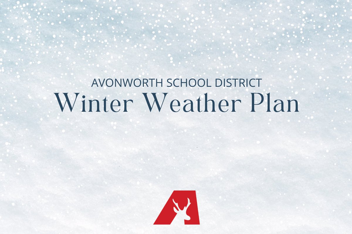 With Thanksgiving approaching, we enter a time of year when the weather could impact our school schedule, and we want to make sure families are as prepared as possible. Please take a moment to review our winter weather plan.
avonworth.k12.pa.us/default-board-…