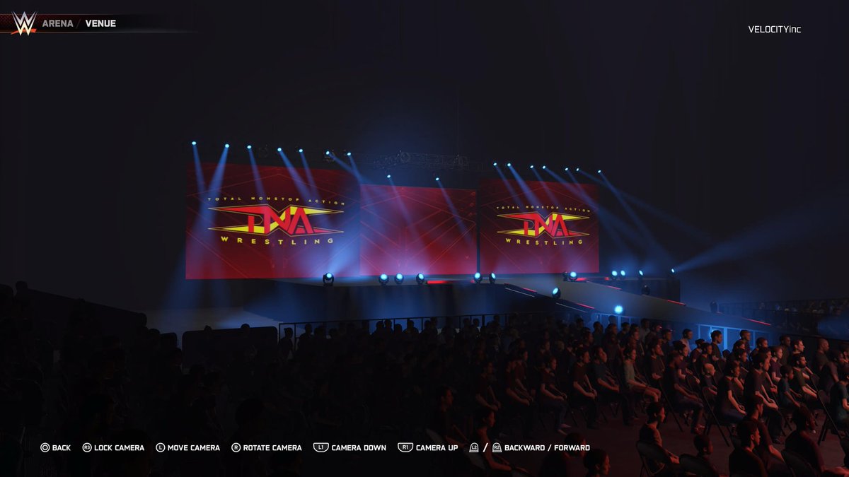 VEL0CITYinc's tweet image. #WWE2K25 #WWEGames TNA IMPACT! is available on PS5/XBSX Community Creations
Search tags:
TNA25VELOCITYinc
VELOCITYinc
2025
THX to @ForeignFeral for the ring textures. 🙏🏻
(Hopefully the lighting is ok 😉)