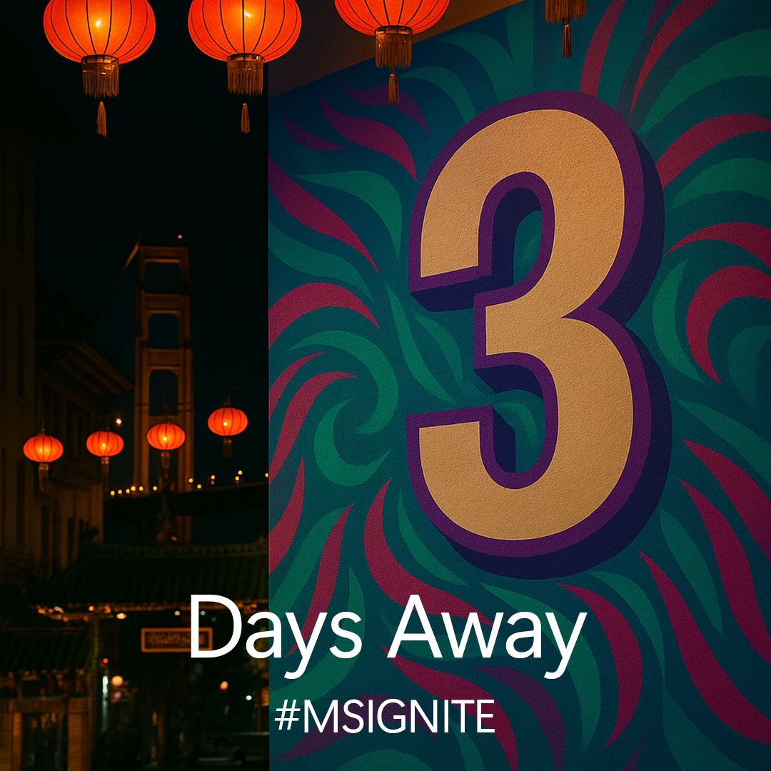 windows4biz's tweet image. It&apos;s (almost) showtime. In three days, we&apos;re kicking off the first day of Ignite. Don&apos;t miss the Opening Keynote with Judson Althoff, Scott Guthrie, Charles Lamanna &amp;amp; Ryan Roslansky. 

11.18.25 at 9AM PST

Sign up for speaker sessions: msft.it/6015tM72H

#MSIgnite…