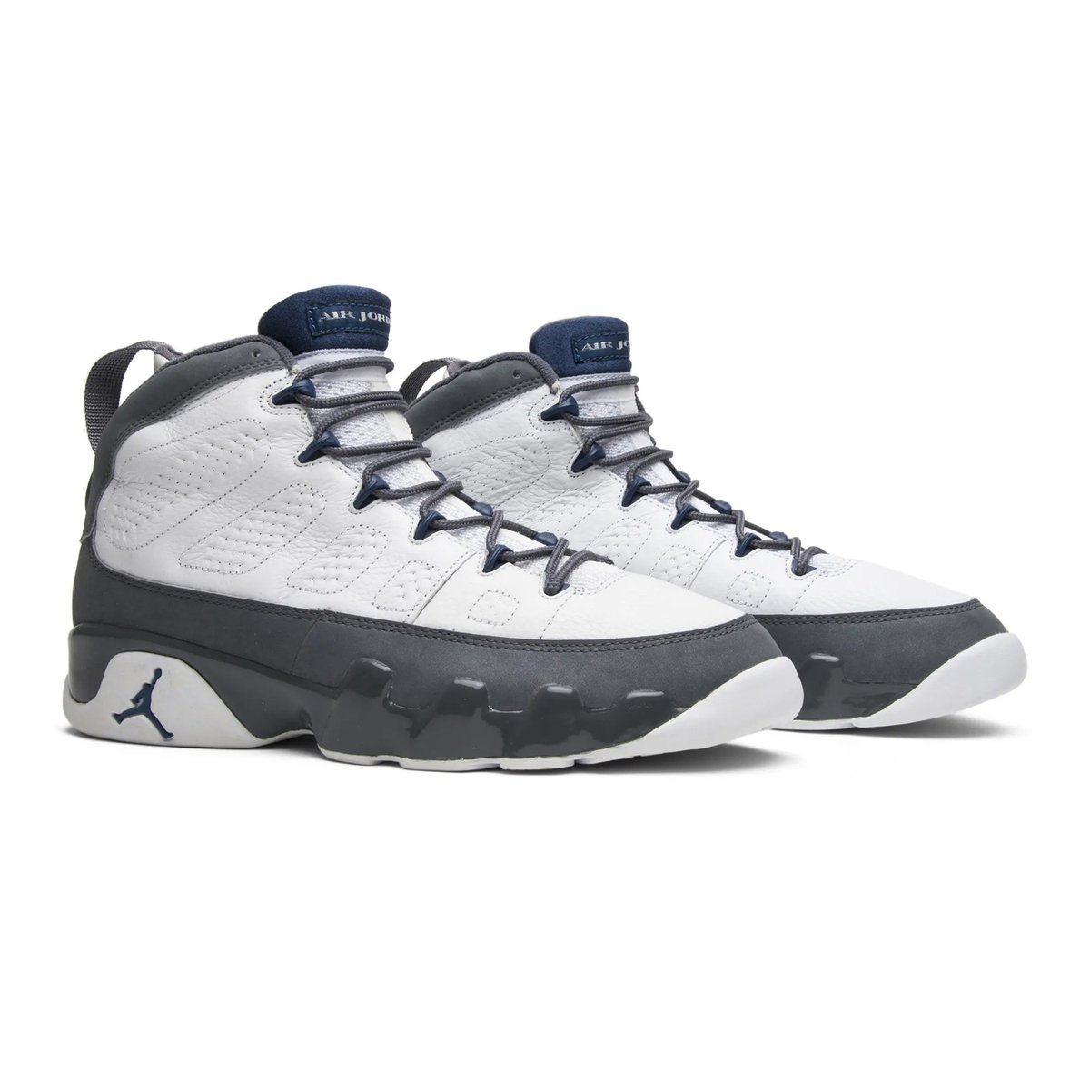 houseofheat's tweet photo. Air Jordan 9 “Flint Grey” (French Blue) Releases Jan. 24 🇫🇷

Details: https://t.co/BDcKjheSUi https://t.co/WjaUZteKbS