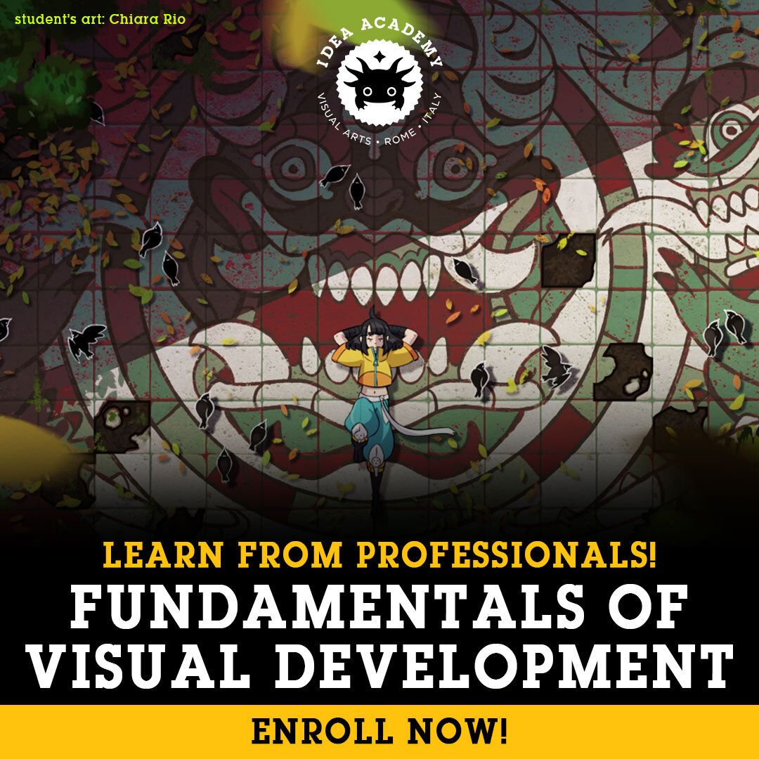 CDReferences's tweet image. Dreaming of a career in visual development Start from Fundamentals. IDEA Academy’s course offers a solid intro to concept art with anatomy, environment and character design, and storyboarding buff.ly/BMxKVj5 

#ideaacademyrome #conceptart #visualdevelopment #artschool