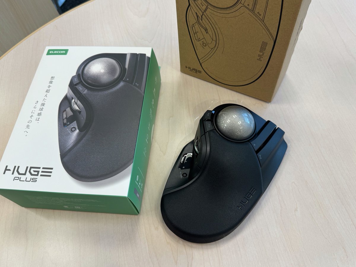 エレコムさんの新製品「HUGE PLUS」のココが良い！🖲️ ✓大きさ