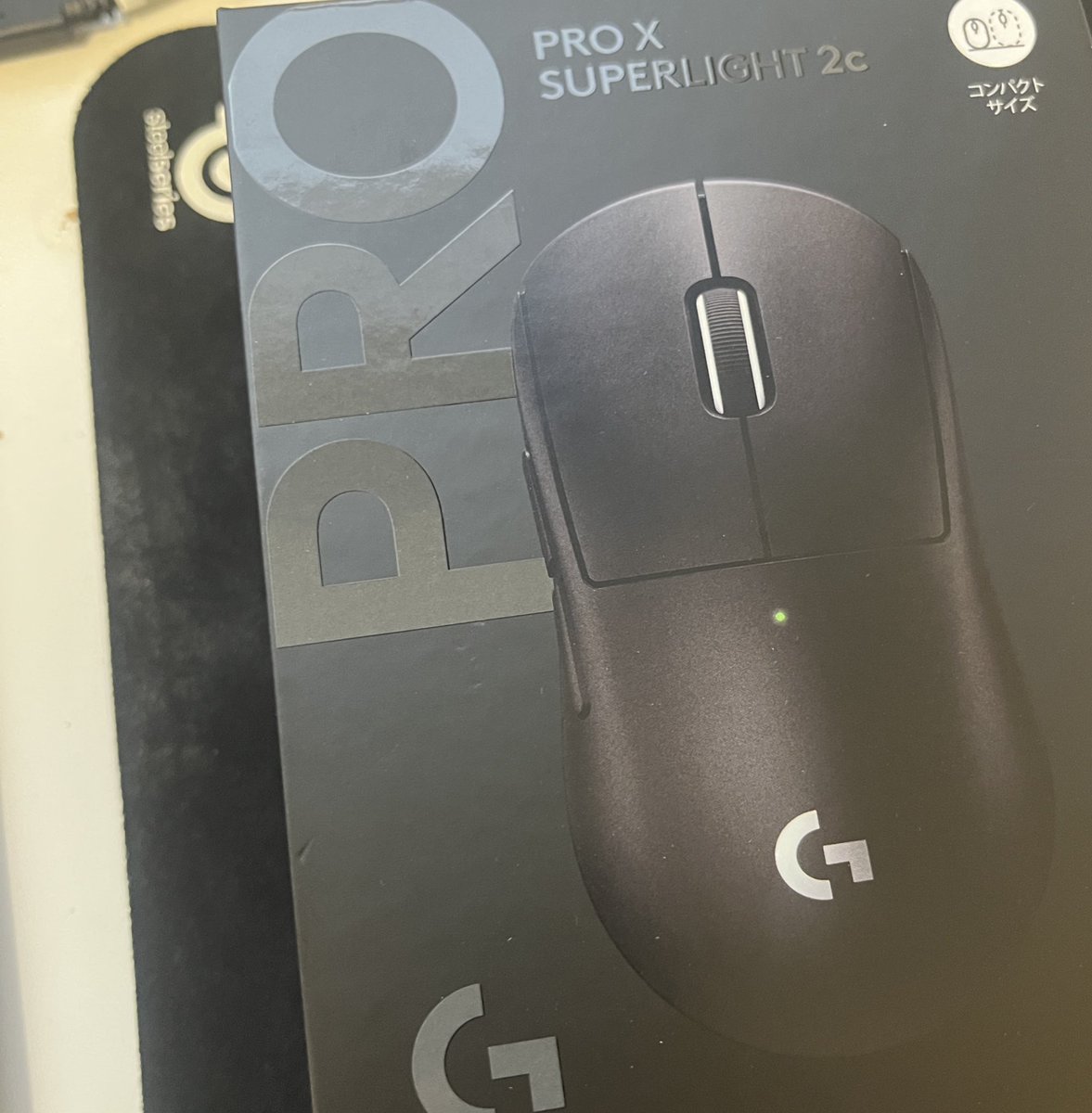 lawsonlml's tweet image. My new gear…
コンパクトサイズが出たとのとでついポチ
普段G304だけど、サイズ感も近くて満足
ただ軽すぎて吹っ飛びそうや...笑
#superlight2c #logicoolg