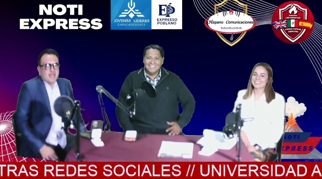 leobardorj's tweet photo. ¡Buena noche! 👋🏾
Qué gusto saludarlos desde el recién estrenado #NotiExpress junto a mis estimados Anna Alejo y Óscar Sánchez.
📲 Los invito a seguir la transmisión, porque este programa viene con gran contenido que no se querrán perder: https://t.co/AZQWt1vcXV https://t.co/JWwlwzqv4b