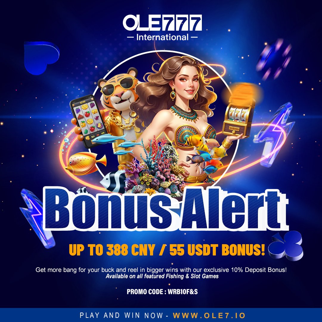OLE777_Official's tweet photo. New Bonus Alert! Dive into the fun with Weekly Boost at ole777! Enjoy exciting Slots &amp; Fishing adventures and unlock amazing rewards each week!

Register &amp; Play now: https://t.co/3E3J7eNlUO

#weeklyBoost #OLE777 #NewBonus https://t.co/dYHAhGcofC