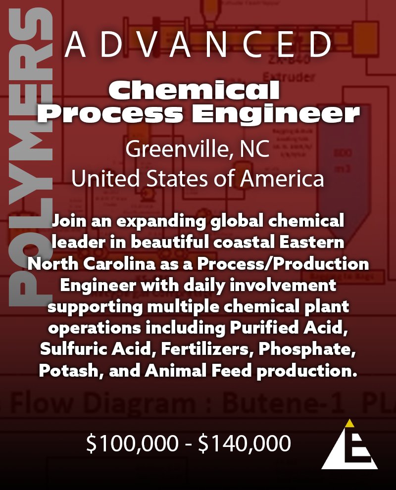 Top3ng1n33r's tweet image. 🚨 Chemical Process Engineer | $100K-$140K + 10% Bonus
📍 Greenville, NC | Global Chemical Leader ⚗️ 4-10 yrs experience required 🎓 BS Chemical Engineering 🔑 US Citizen/Green Card only
Apply: topengineer.us/JobDescription…
#ChemicalEngineering #ProcessEngineering