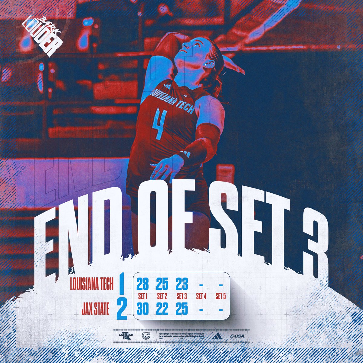 LA Tech Volleyball 🐶🏐 tweet media