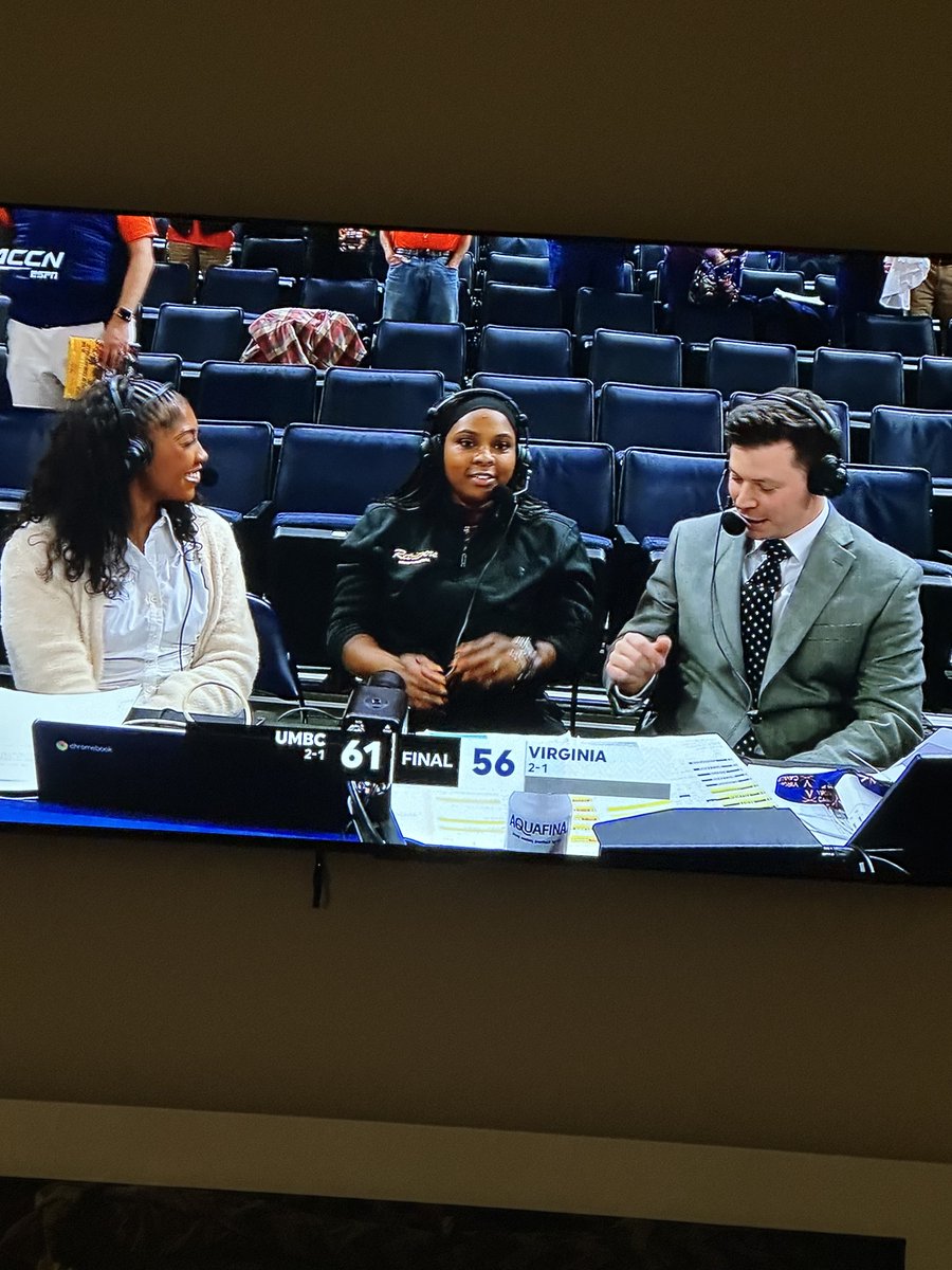 So proud of Candice and her UMBC team!! Wow - what a win! 1st power 4 win in school history!!