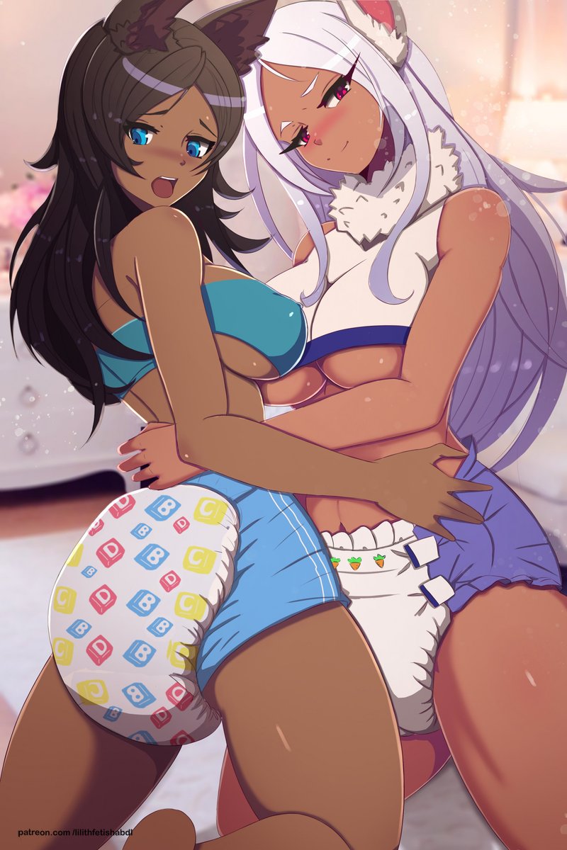 old commission I got from lilithfetishabdl (some reason i forgot to ask for the tail !) of Hazel and Miruko(from My Hero Academia). #abdlart #abdl
(btw i put another post in my feed if you're interested to chat about stuff in the community, responses are welcomed)