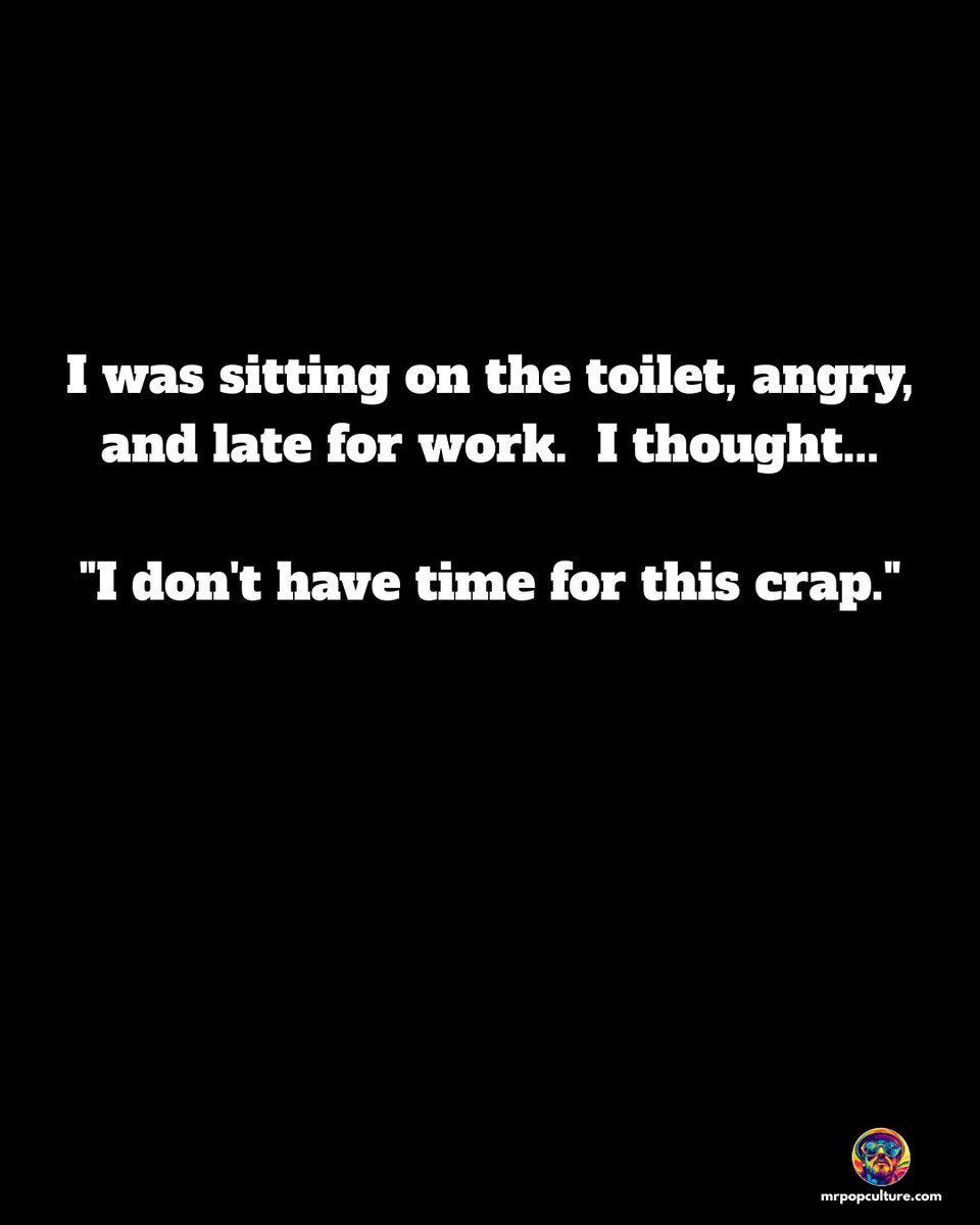 itsmrpopculture's tweet image. When you’re already late for work but your stomach hits the Monday Morning Panic Button. 🚽💥
Nothing like starting the day thinking, “I don’t have time for this crap.”
#RelatableHumor #BathroomHumor #MorningStruggles #WorkLife #TooReal #PopCultureLaughs #MrPopCulture #DailyLOL…