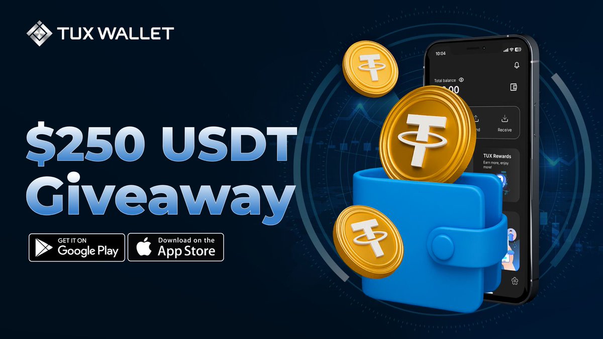 tux_wallet's tweet image. ‼️Weekly Giveaway‼️
Win $250 USDT , 5 lucky Tux Wallet users!

How to join:
1️⃣ Follow @tux_wallet 
2️⃣ Like &amp;amp; Retweet this post
3️⃣ Download Tux Wallet &amp;amp; claim free TUXC in our Reward section👇

App Store: apps.apple.com/my/app/tux-wal…
Google Play: play.google.com/store/apps/det…

Submit your…