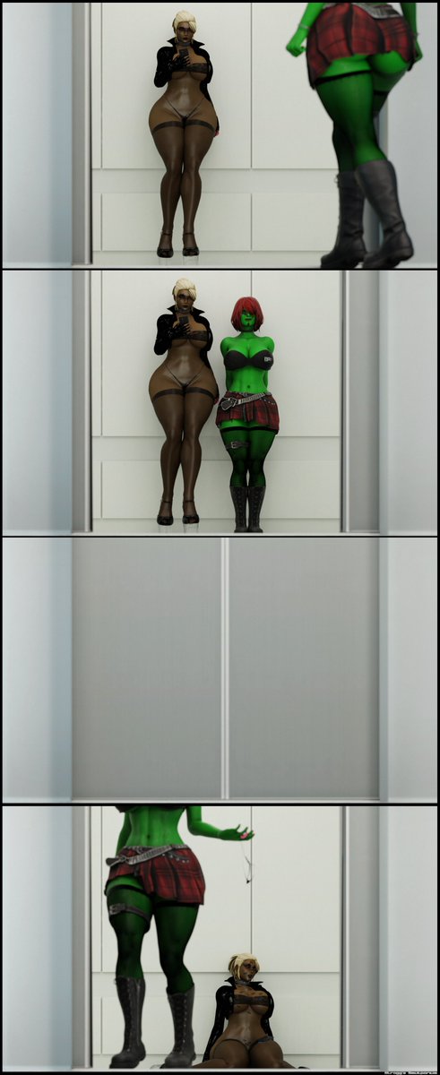 On her way back from a 'job', Stroggie encountered one of her Mirialan friends Cathy, who seemed eager than usual.

There were some grunts and moans coming from the elevator.

Commission for Cathy. 🩷

#Blender #OC #NSFW #SWTOR