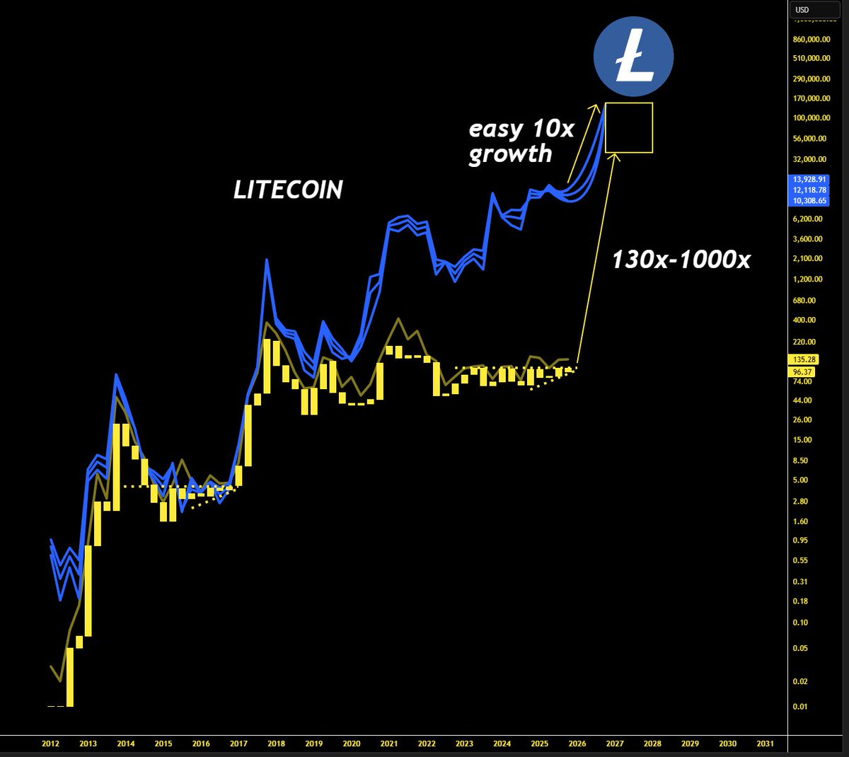 ANY ONE WHO DOGS LITECOIN WILL LOOK FOOLISH IN THE FUTURE $LTC LITECOIN  100X+ / BETTER BITCOIN