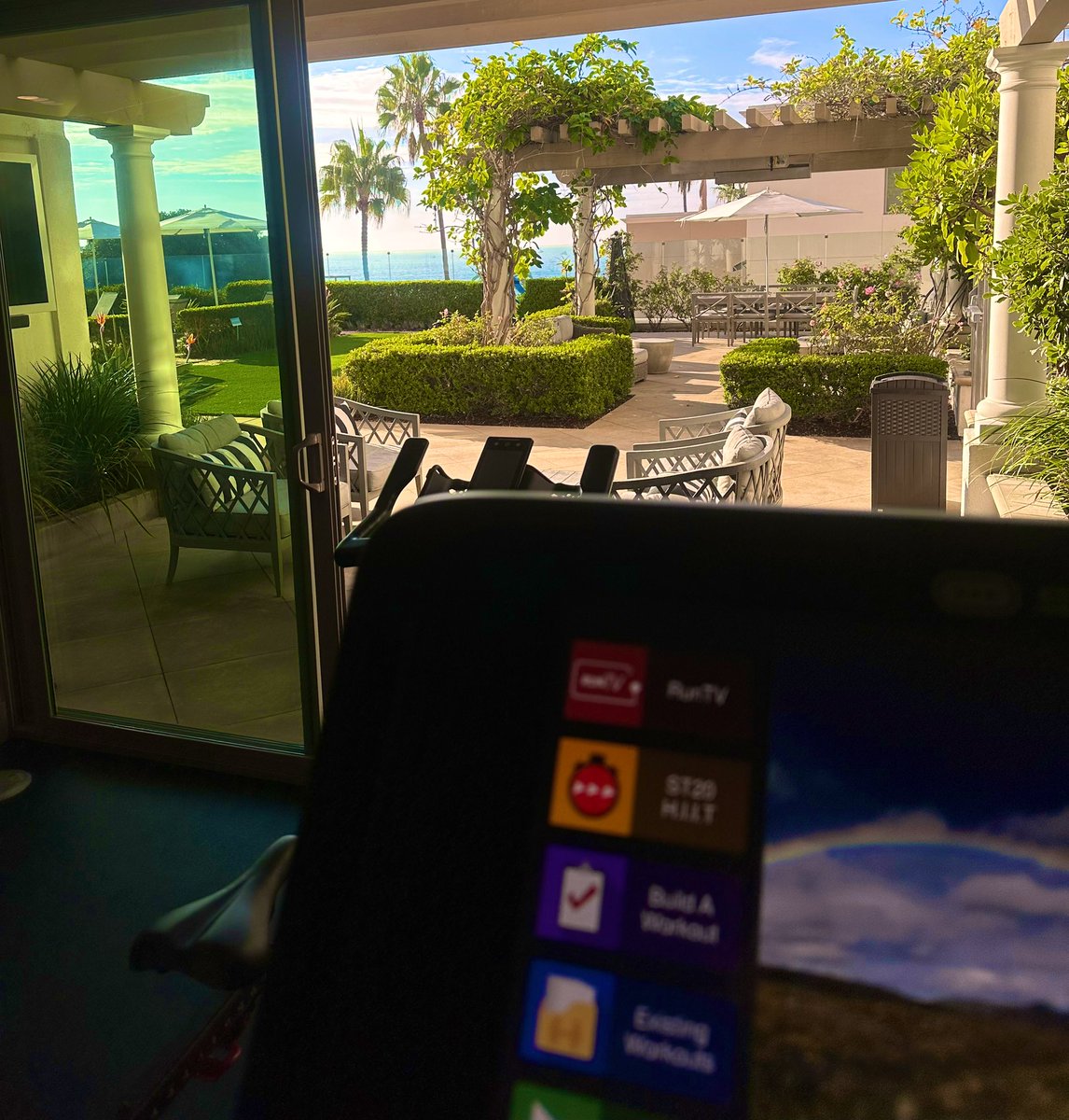 Best gym view in all of La Jolla