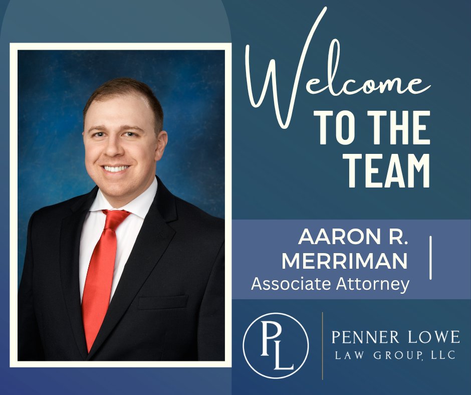PennerLoweLaw's tweet photo. Penner Lowe Law Group is proud to welcome Aaron R. Merriman as our newest Associate Attorney. His areas of practice include Criminal Defense, Juvenile Defense,
DUI/DWI, Traffic Matters, Civil Law and White-Collar Defense.
#PennerLoweLawGroup https://t.co/lOZK6Kv7Sb