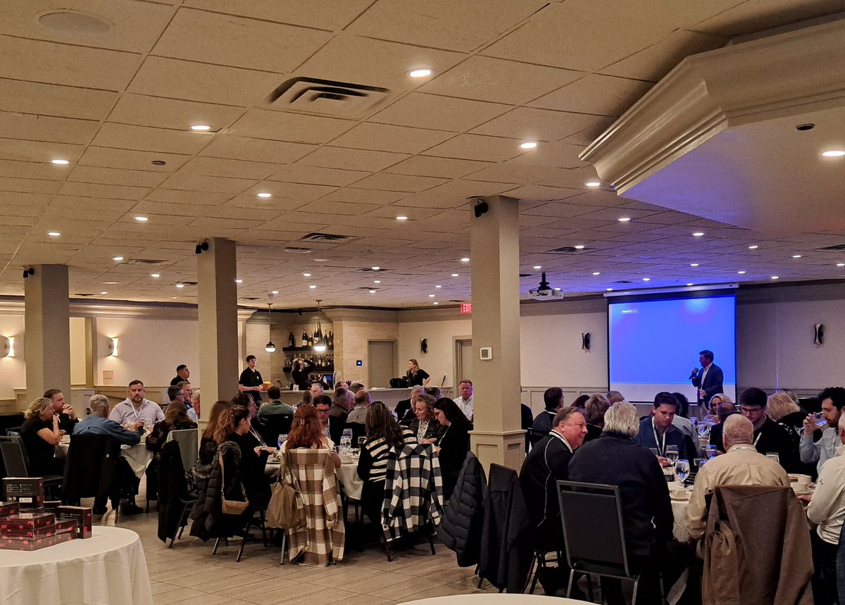 SprayTechnology's tweet image. MAA fall meeting, Schaumburg, IL. Ganesh Kulkarni and Heather Presutti from GBD International discuss aerosol paint recycling; Ciaran O&apos;Connell from Ramboll Management Consulting speaks about compliance strategy.