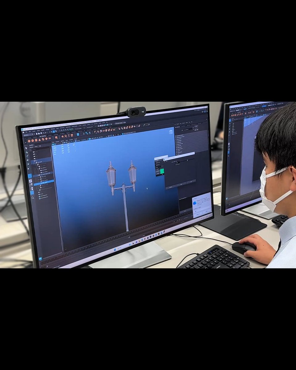 【”CG部”　天草工業高校】
2年生は背景制作が終盤戦🔥
今月はもう1本課題があるので時間との戦いです⏳

#天工 #天草 #デジタルアート天草 #orendaworld