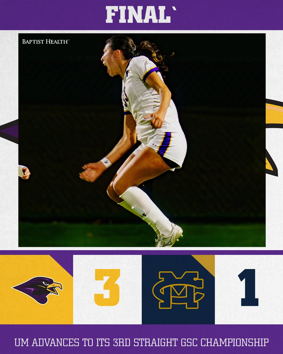 #FALCONSWIN ‼️

Montevallo heads to its third straight <a href="/GulfSouth/">Gulf South Conference</a> Championship game after topping MC 3-1 in the semis 😤

#TogetherWeRise | #FalconFooty