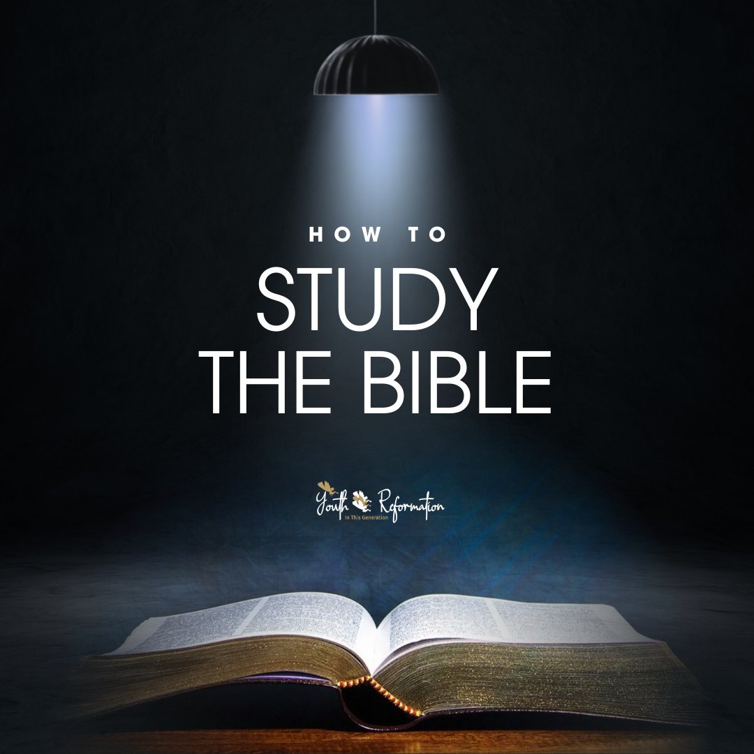 YouthReformMin's tweet image. #youthreformation #howtostudythebible