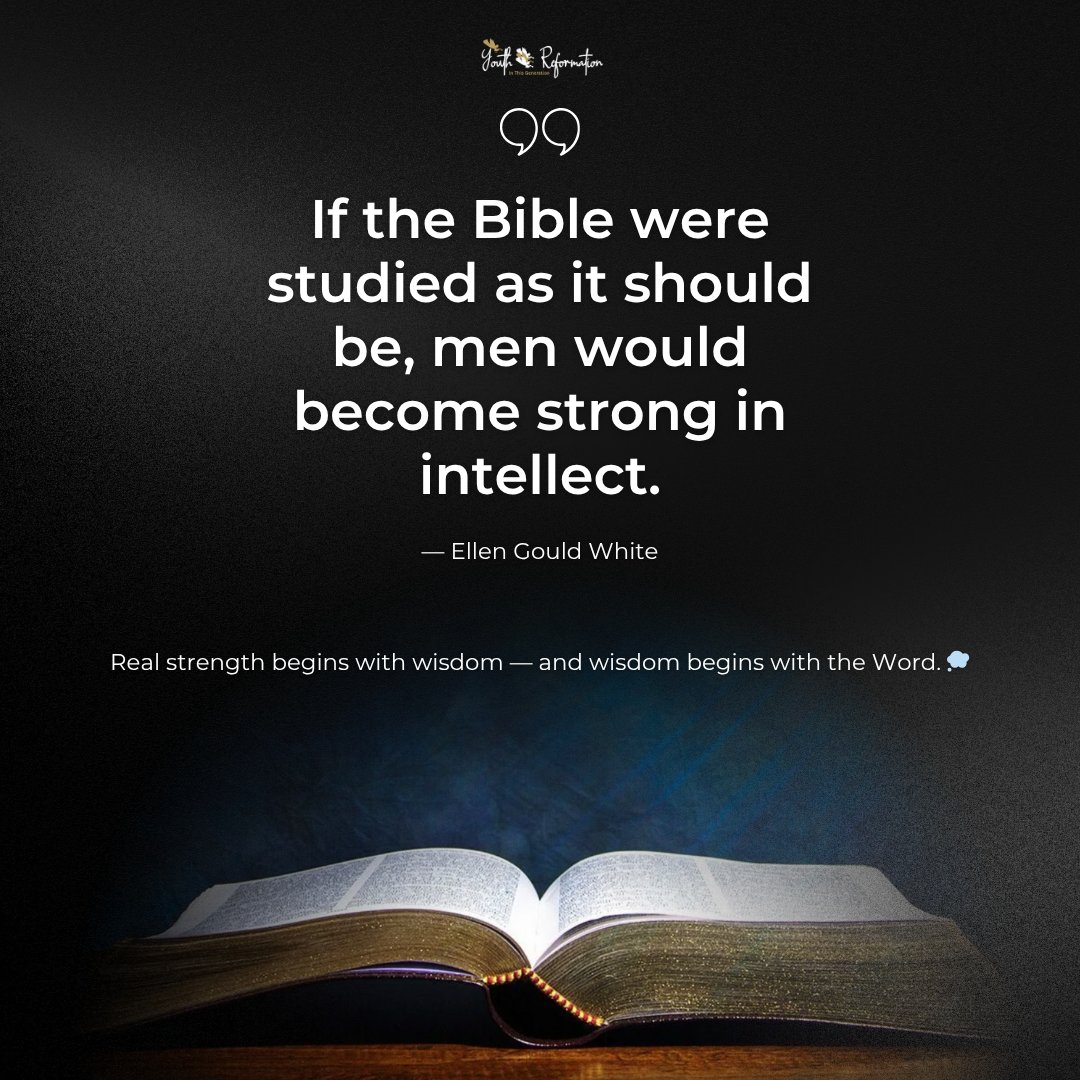 YouthReformMin's tweet image. #youthreformation #howtostudythebible