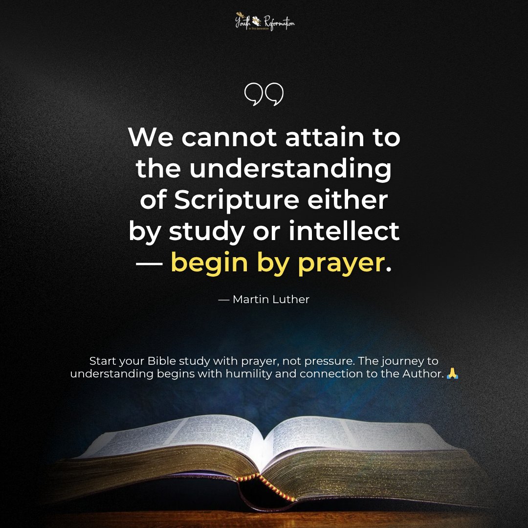YouthReformMin's tweet image. #youthreformation #howtostudythebible