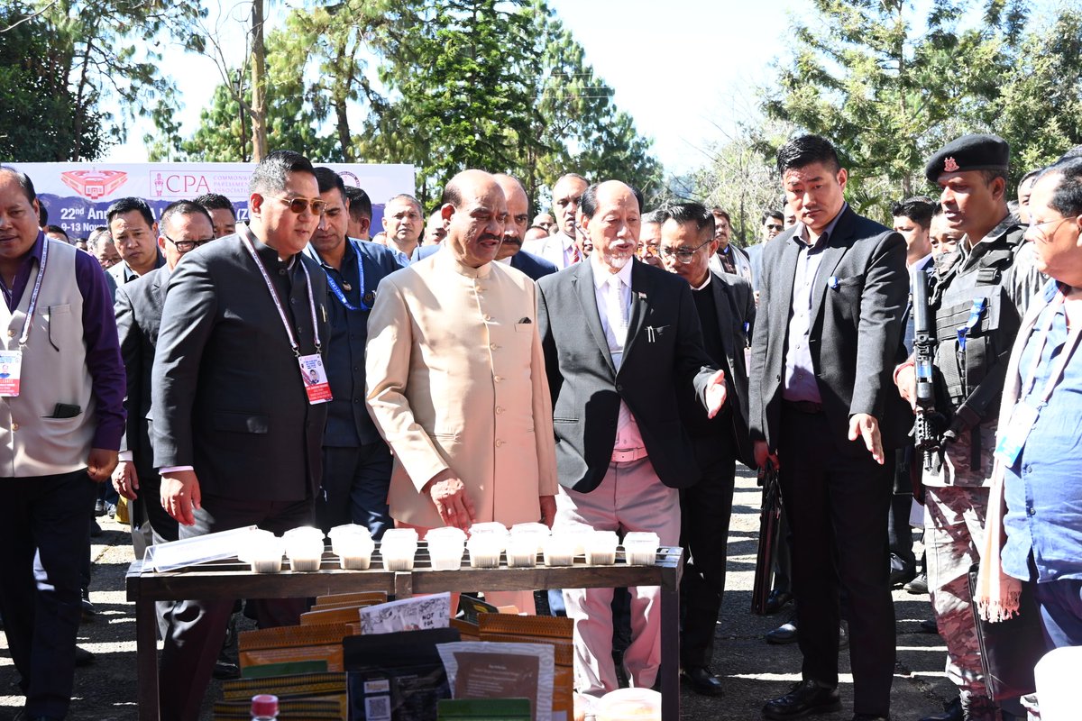 The Agriculture Department participated and set up exhibition stall showcasing the initiatives, achievements and activities related to different Central schemes #22nd Annual Commonwealth Parliamentary Association Conference <a href="/Nagaland/">Regina Lim</a> Legislative Assembly Complex, Kohima,Nov10-11.