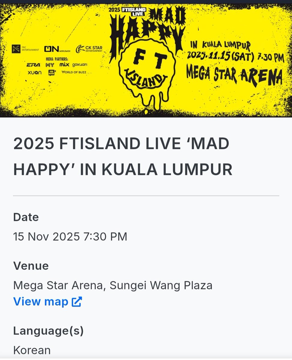 JUSTcircle's tweet image. Aku nak jual 1 tix konsert FT Island esok. Meh kita dok sama2.. Layan lagu FT Island baru2.. Korg tahu kan sore hongki live syahdu ooo.. 

Kalau x der buyer gak,  aku heret je si mamat Black Metal tu (lakiku) layan Korean Band kesayangan aku ni.

Argh lantak la.