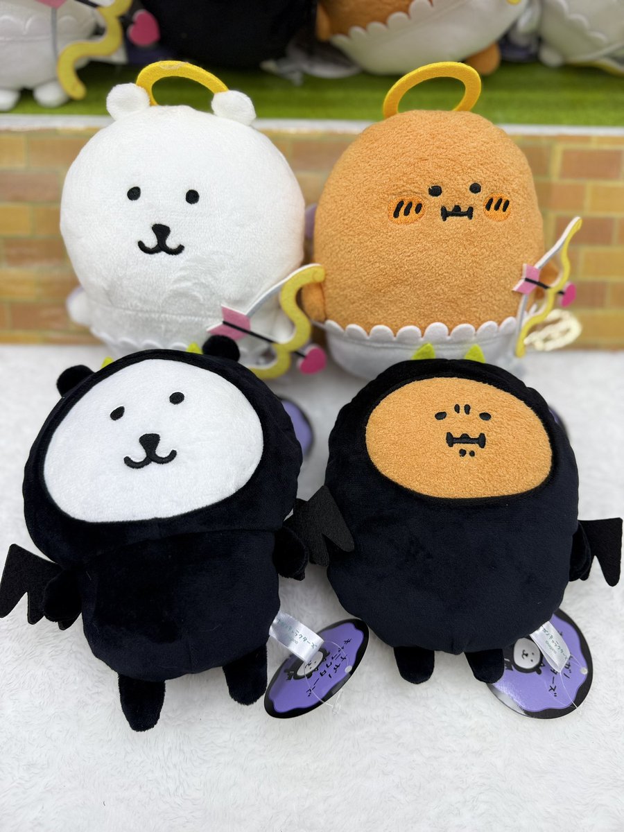 🎉【新景品】🎉  ナガノキャラクターズ 天使＆悪魔ぬいぐるみ / 入荷