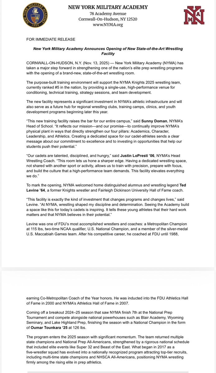 The Wrestling Room (Pat Mineo) tweet media