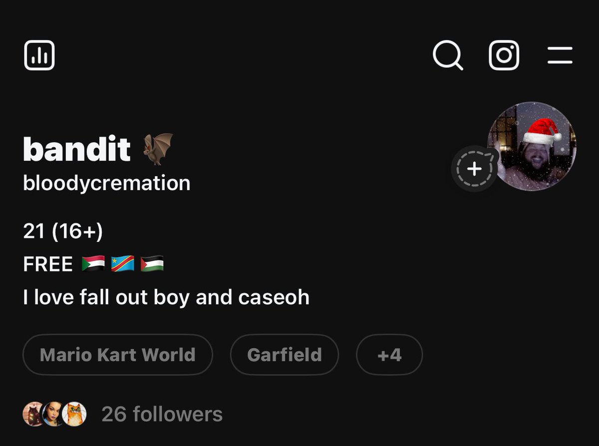 came back on here to say if you want to follow me on threads this is my user okay bye again 👋